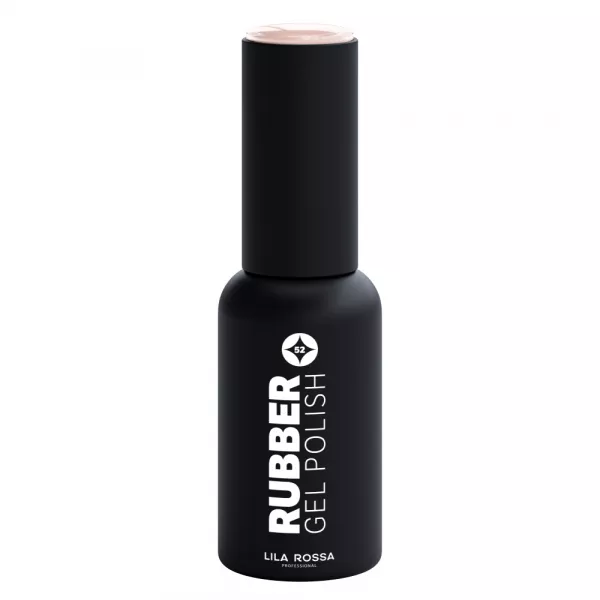 Oja semipermanenta, Lila Rossa, Rubber, 052 Pastel Cool Pink, 7 g