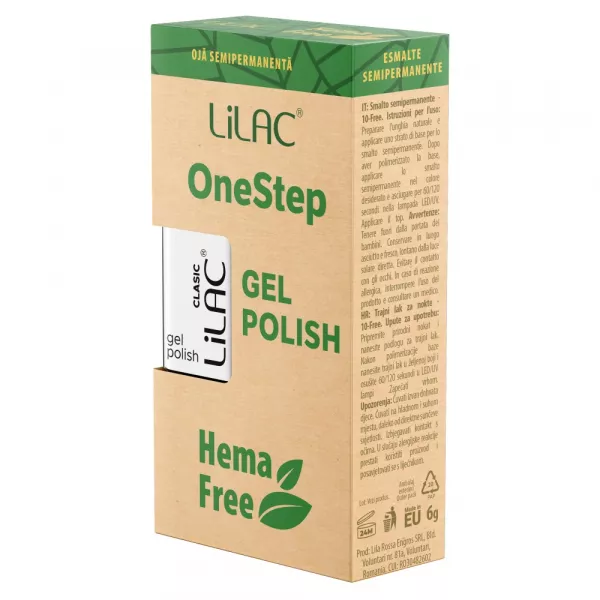 Oja semipermanenta Lilac OneStep Hema Free Basic 001