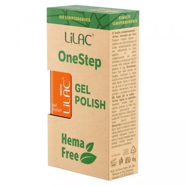 Oja semipermanenta Lilac OneStep Hema Free Neon 041
