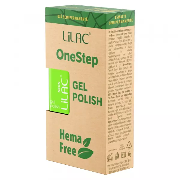 Oja semipermanenta Lilac OneStep Hema Free Neon 044