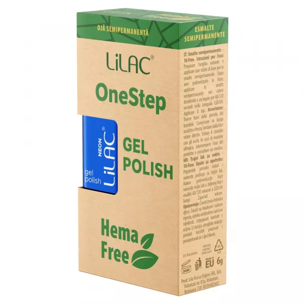 Oja semipermanenta Lilac OneStep Hema Free Neon 046