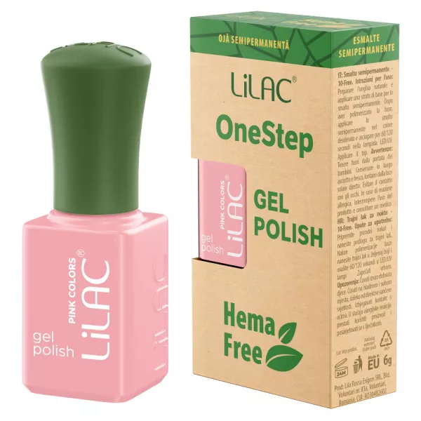 Oja semipermanenta Lilac OneStep Hema Free Nude 011