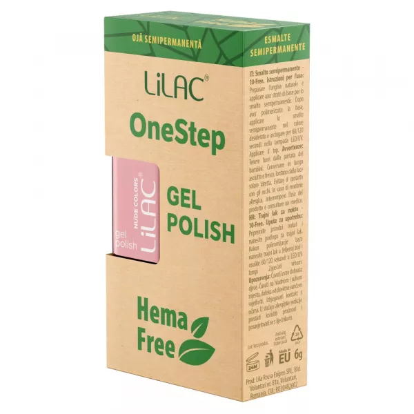 Oja semipermanenta Lilac OneStep Hema Free Nude 012