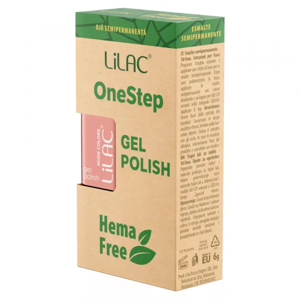 Oja semipermanenta Lilac OneStep Hema Free Nude 016