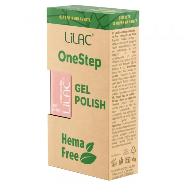 Oja semipermanenta Lilac OneStep Hema Free Nude 017