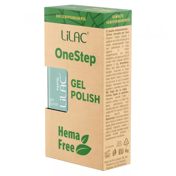 Oja semipermanenta Lilac OneStep Hema Free Pastel 032