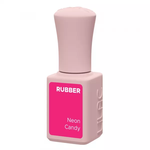 Oja semipermanenta Lilac Rubber Neon Candy 6 g