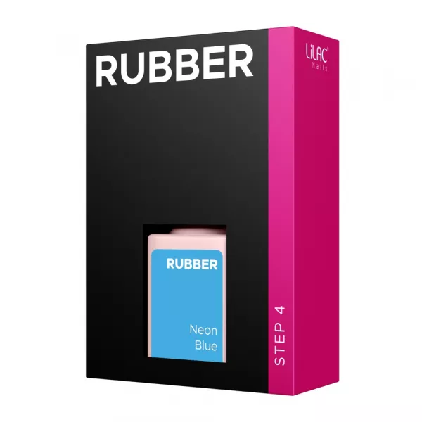 Oja semipermanenta Lilac Rubber Neon Blue 6 g
