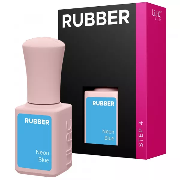 Oja semipermanenta Lilac Rubber Neon Blue 6 g