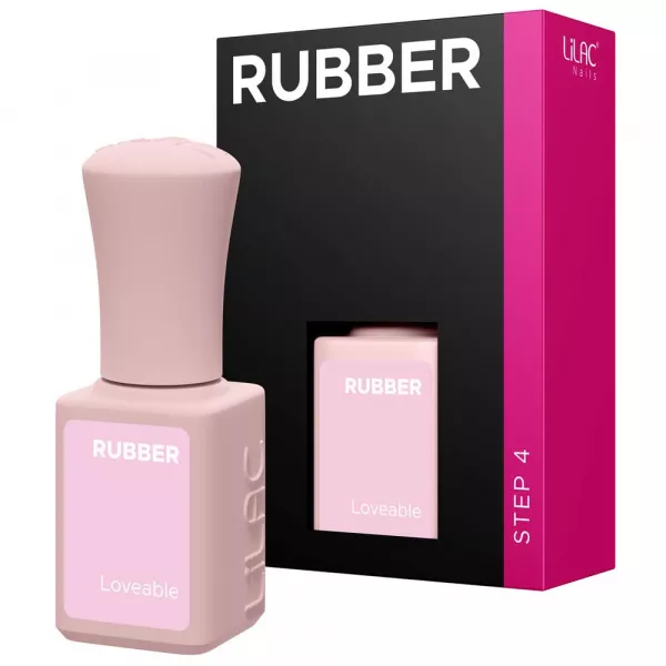 Oja semipermanenta Lilac Rubber Loveable 6 g