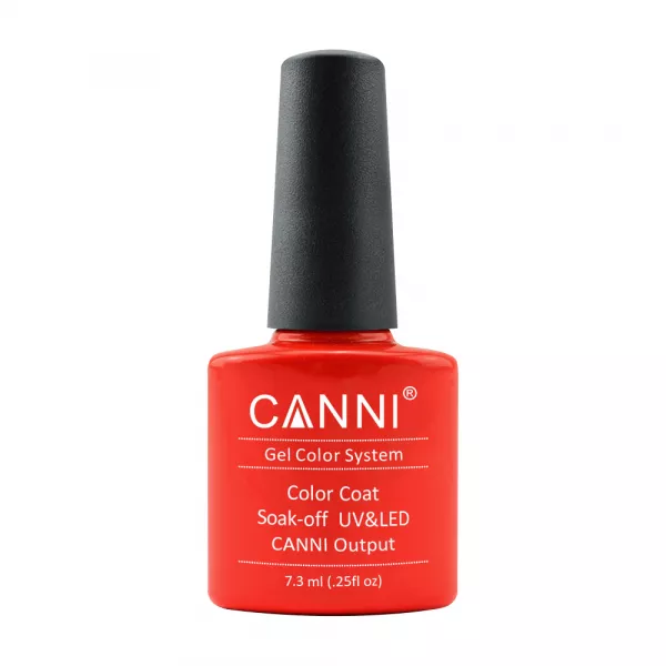 Oja semipermanenta, Canni, 034 orange red, 7.3 ml