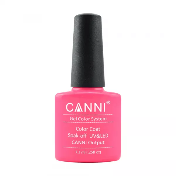 Oja semipermanenta, Canni, 050 deep pink, 7.3 ml
