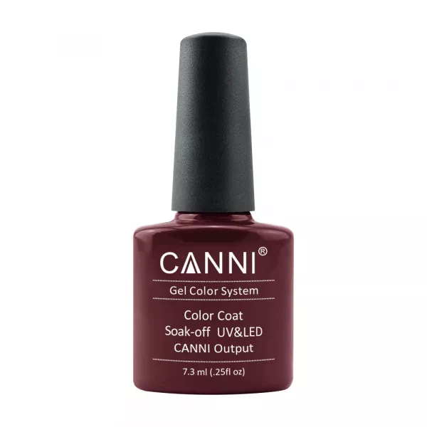 Oja semipermanenta, Canni, 102 dark red, 7.3 ml