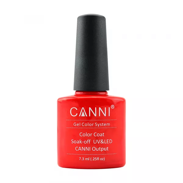 Oja semipermanenta, Canni, 110 orange red, 7.3 ml
