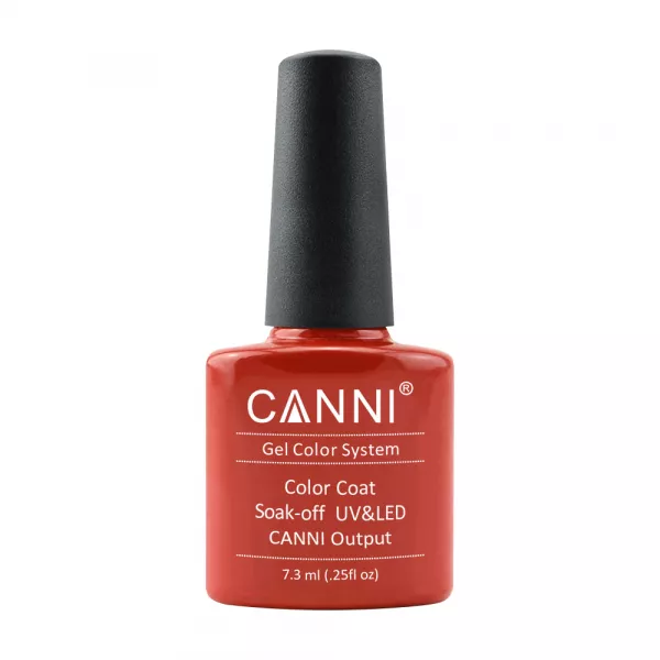 Oja semipermanenta, Canni, 137 orange red, 7.3 ml