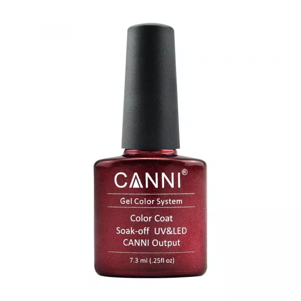 Oja semipermanenta, Canni, 209 dark red, 7.3 ml