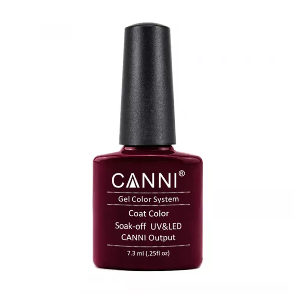 Oja semipermanenta, Canni, 257 dark red, 7.3 ml