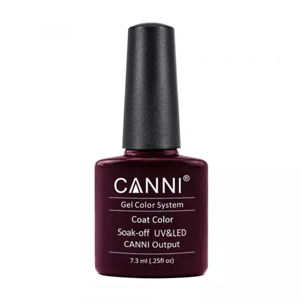 Oja semipermanenta, Canni, 258 dark red, 7.3 ml