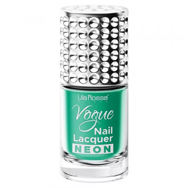 Lac de unghii, Lila Rossa, Vogue, Neon, 10 ml,  Tropic Green