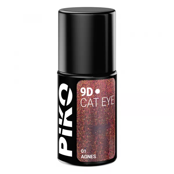 Oja semipermanenta Piko, 9D Cat Eye, 7 g, 01 Agnes