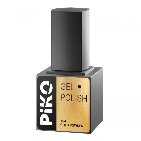 Oja semipermanenta Piko, 10ml, 154 Gold Powder