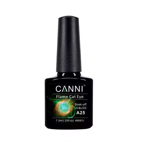 Oja semipermanenta Canni, 3D Flame Cat Eye, 7.3 ml, cod a25