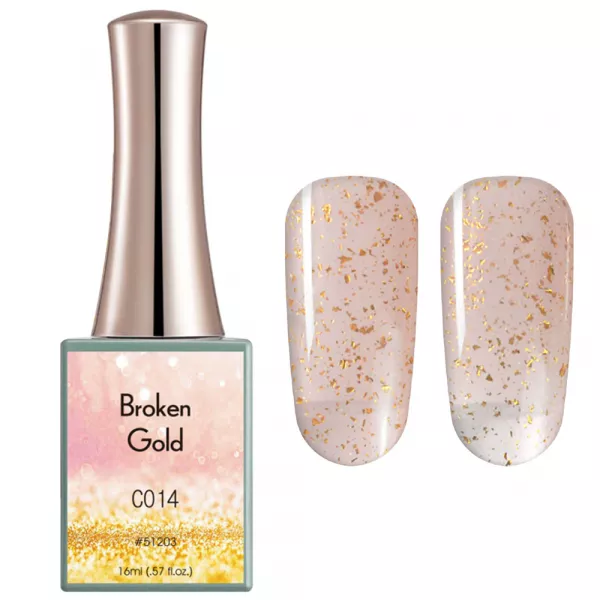 Oja semipermanenta Canni, Broken Gold, 16 ml, c014