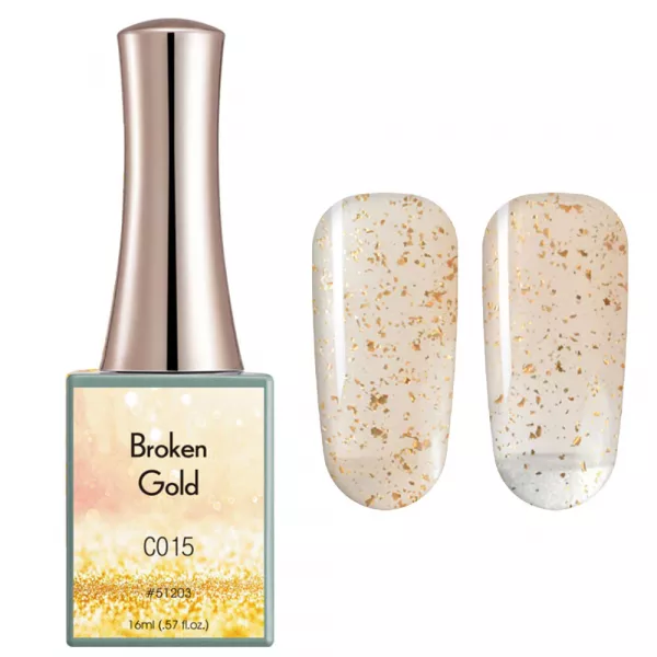 Oja semipermanenta Canni, Broken Gold, 16 ml, c015