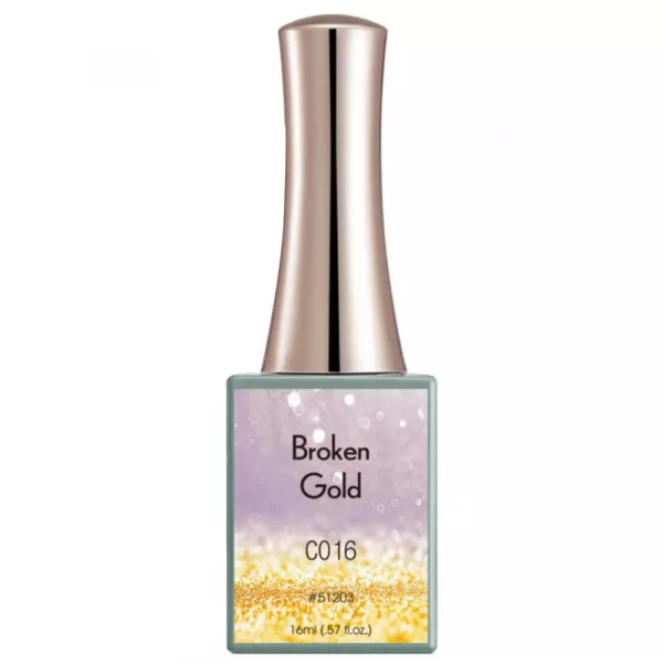 Oja semipermanenta Canni, Broken Gold, 16 ml, c016