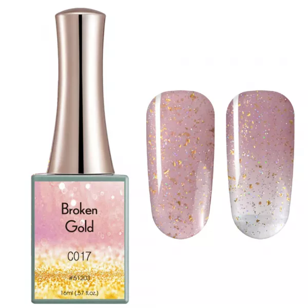 Oja semipermanenta Canni, Broken Gold, 16 ml, c017