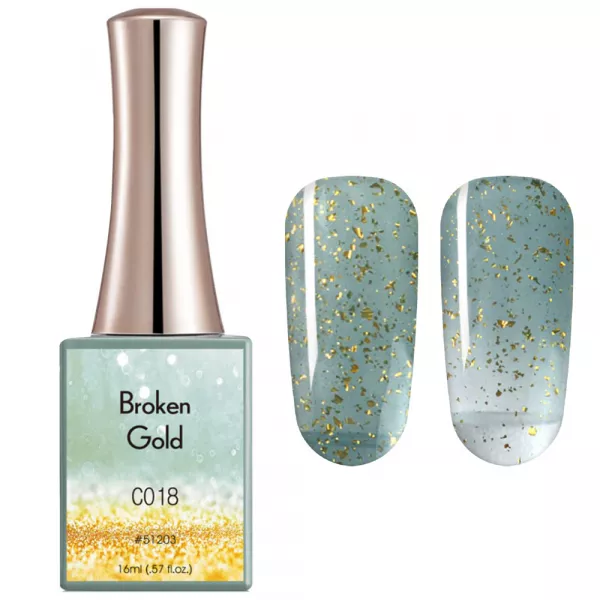 Oja semipermanenta Canni, Broken Gold, 16 ml, c018