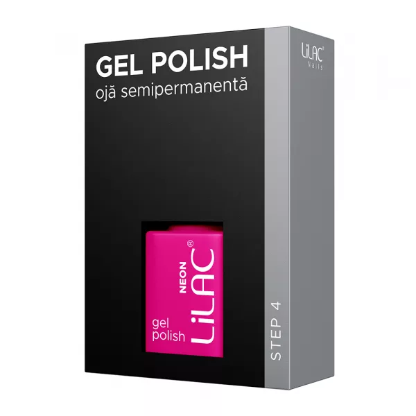 Oja semipermanenta Lilac, colectia Neon colors, 6 g, 43,  Pink