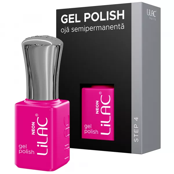 Oja semipermanenta Lilac, colectia Neon colors, 6 g, 43,  Pink
