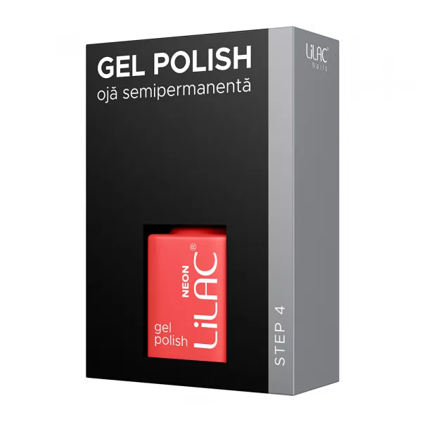 Oja semipermanenta Lilac, colectia Neon colors, 6 g, 45, Red