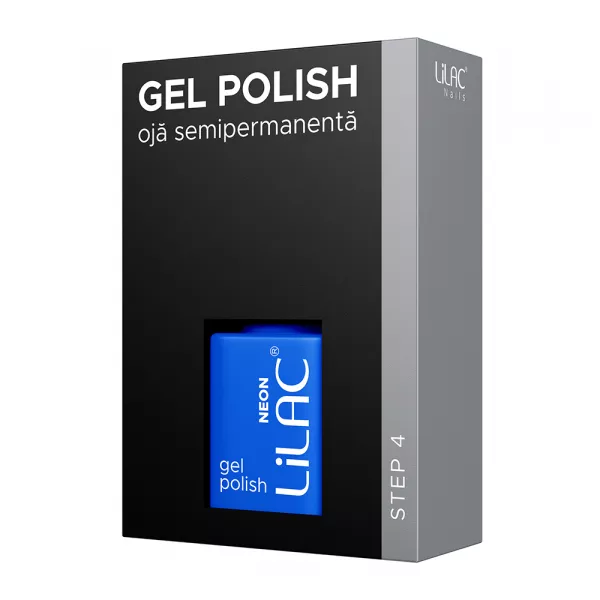 Oja semipermanenta Lilac, colectia Neon colors, 6 g, 46, Blue
