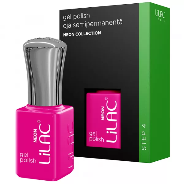 Oja semipermanenta Lilac, colectia Neon colors, 6 g, nuanta 043