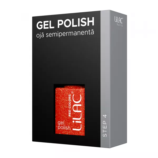 Oja semipermanenta Lilac, red colors, 6 g, 26, sparkle red