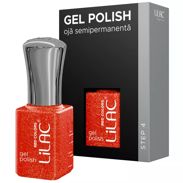 Oja semipermanenta Lilac, red colors, 6 g, 26, sparkle red