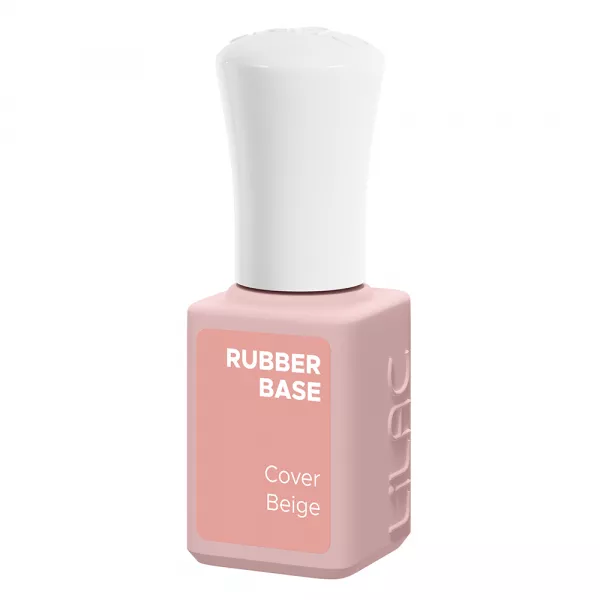 Oja semipermanenta Lilac Rubber Base, Cover Beige, 6 g