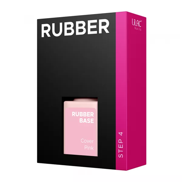 Oja semipermanenta Lilac Rubber Base, Cover Pink, 6 g