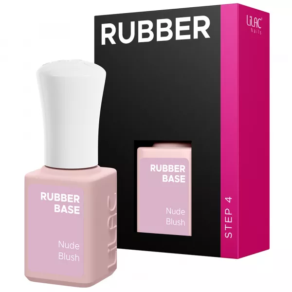 Oja semipermanenta Lilac Rubber Base, Nude Blush, 6 g