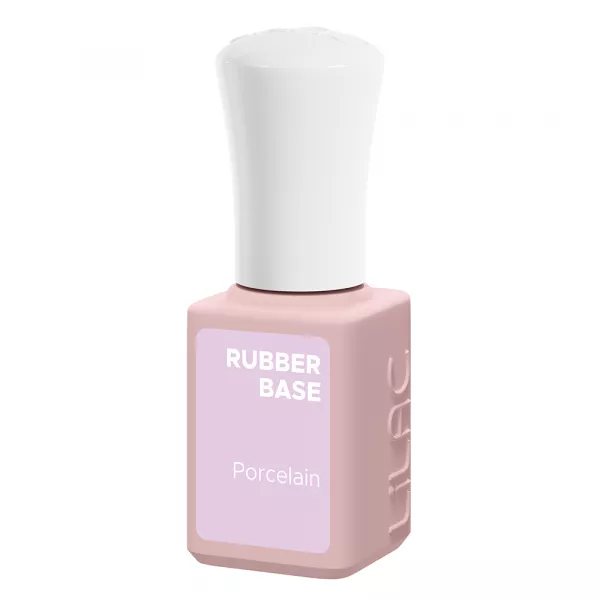 Oja semipermanenta Lilac Rubber Base, Porcelain, 6 g