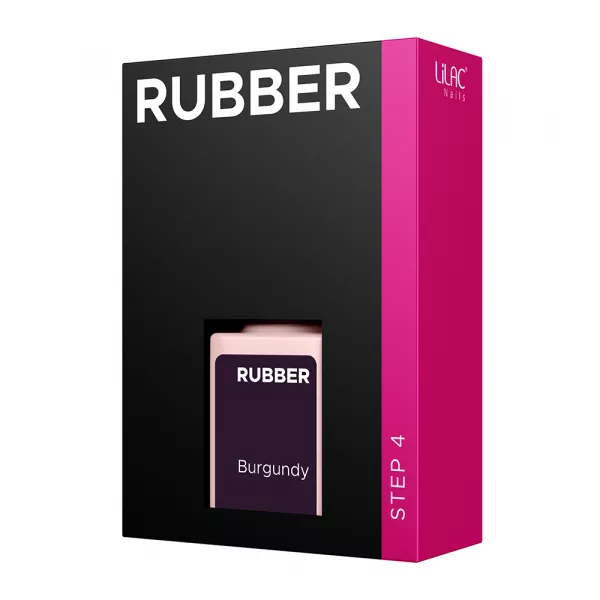 Oja semipermanenta Lilac Rubber Burgundy 6 g