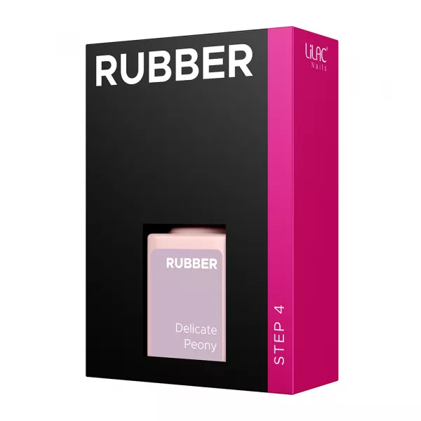 Oja semipermanenta Lilac Rubber Delicate Peony 6 g