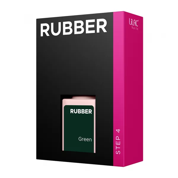 Oja semipermanenta Lilac Rubber Green 6 g