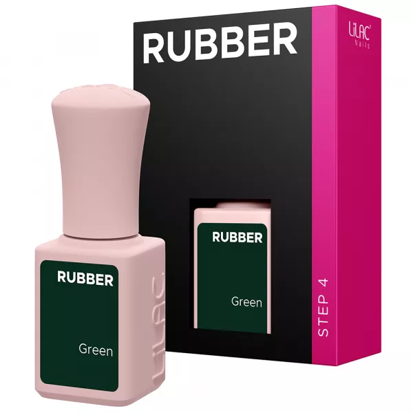 Oja semipermanenta Lilac Rubber Green 6 g