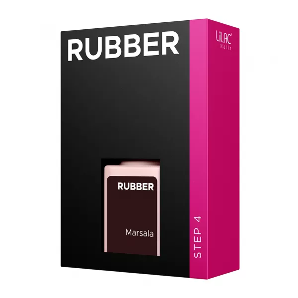 Oja semipermanenta Lilac Rubber Marsala 6 g