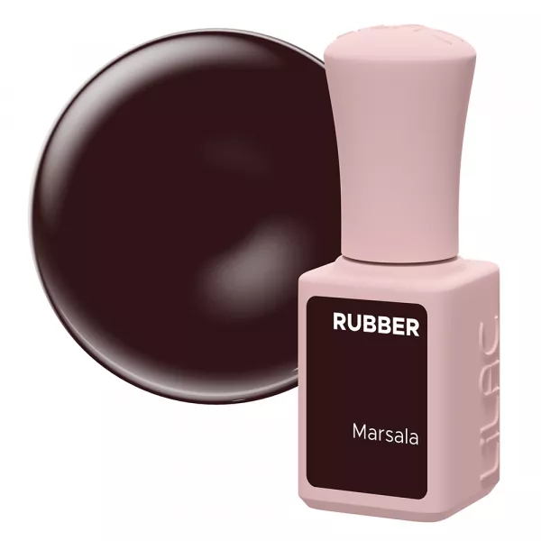 Oja semipermanenta Lilac Rubber Marsala 6 g