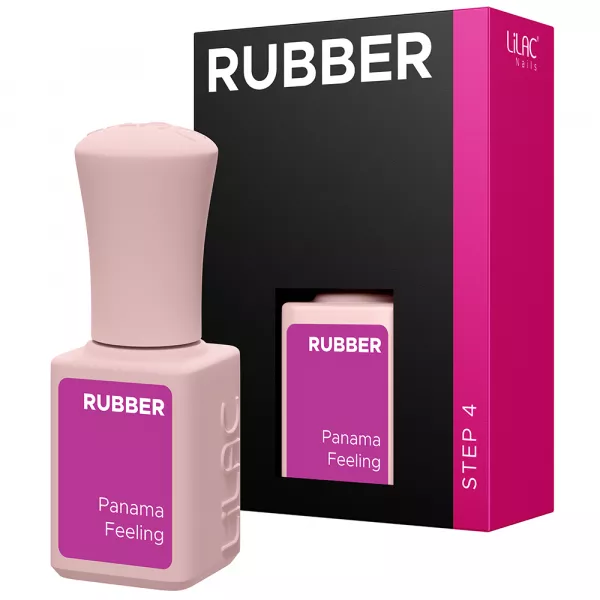 Oja semipermanenta Lilac Rubber Panama Feeling 6 g