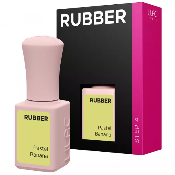 Oja semipermanenta Lilac Rubber Pastel Banana 6 g